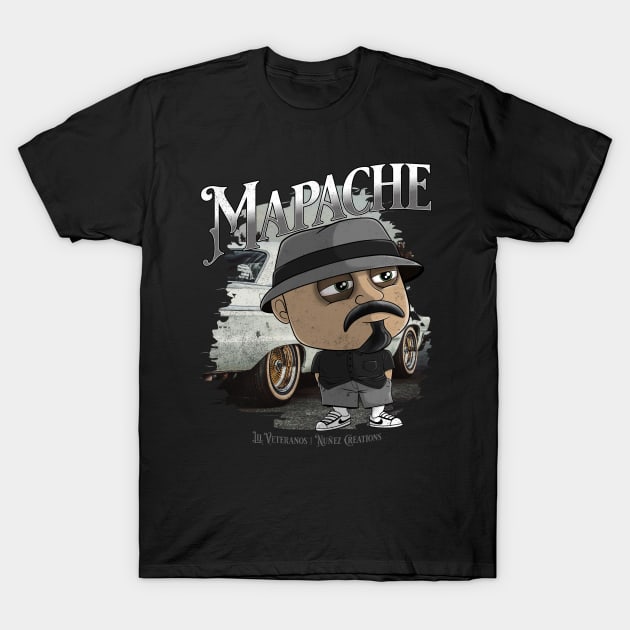 Custom Lil Veterano Mapache T-Shirt by NUNEZ CREATIONS